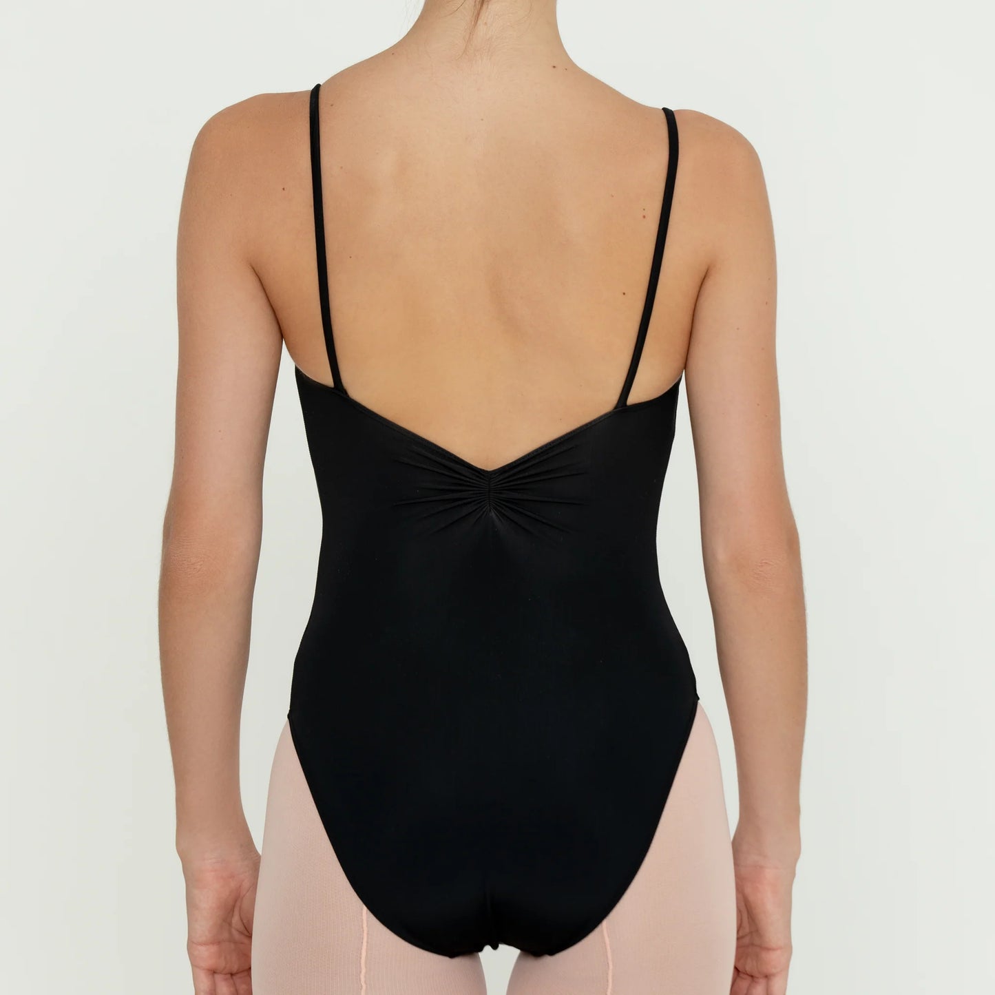 Bullet Pointe Pinch Front Camisole Leotard