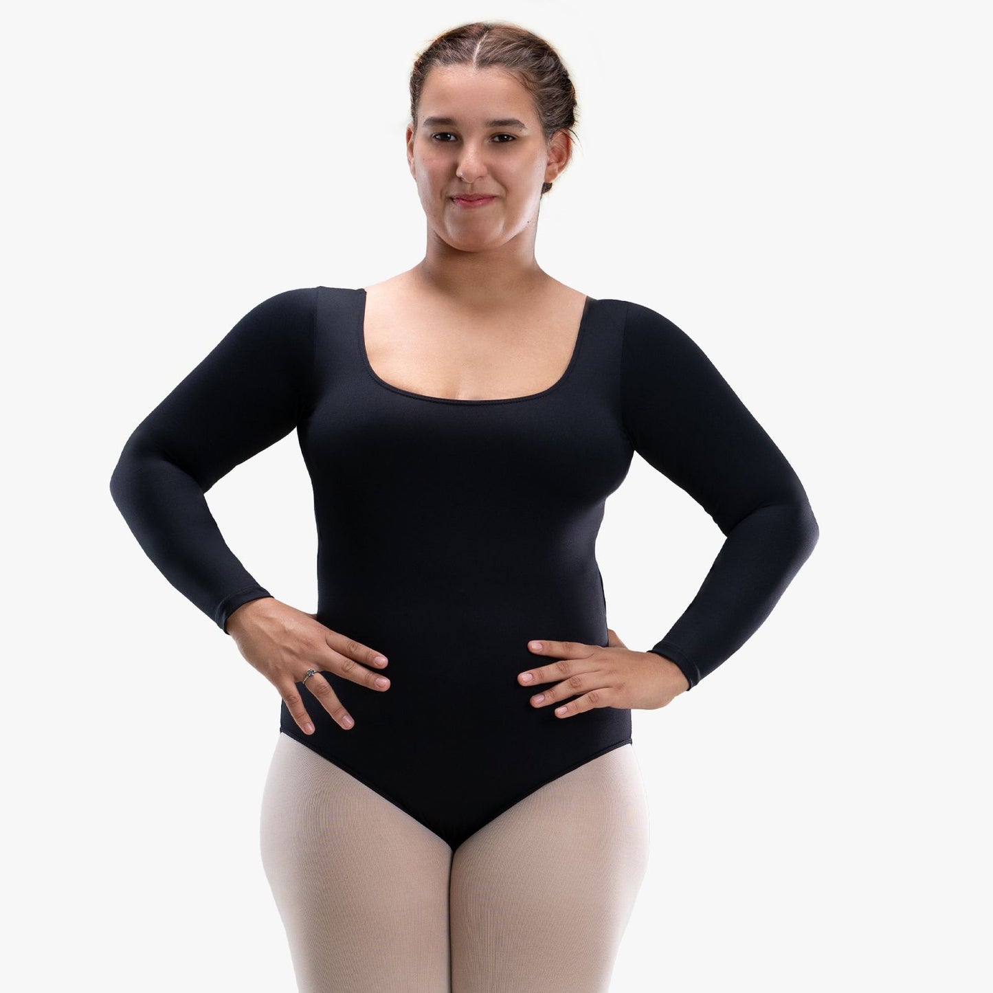 So Danca Tyra 'Curvy' Long Sleeve Leotard