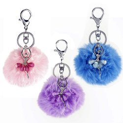 Dasha Ballerina Keychain Pouf A