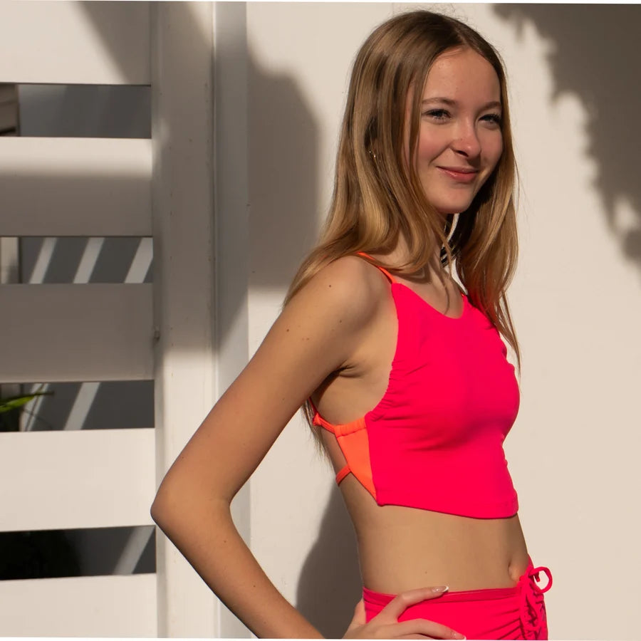 Honeycut Breakout Backless Top