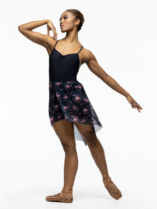 Eleve Dancewear Dramatic High-Low in Cottage Rose Mesh