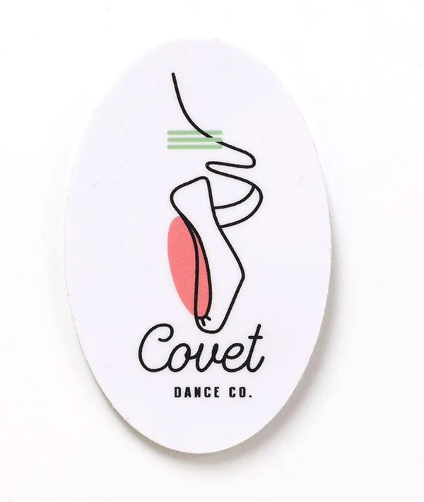 Covet Dance Pointe Shoe Sticker
