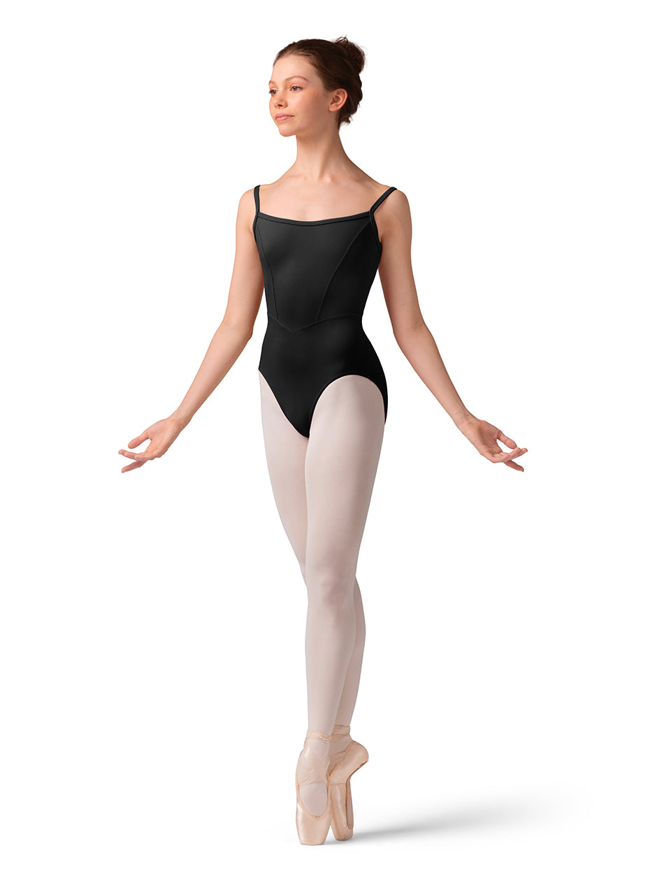 Bloch Ladies Mirella Mesh Bodice Camisole Leotard