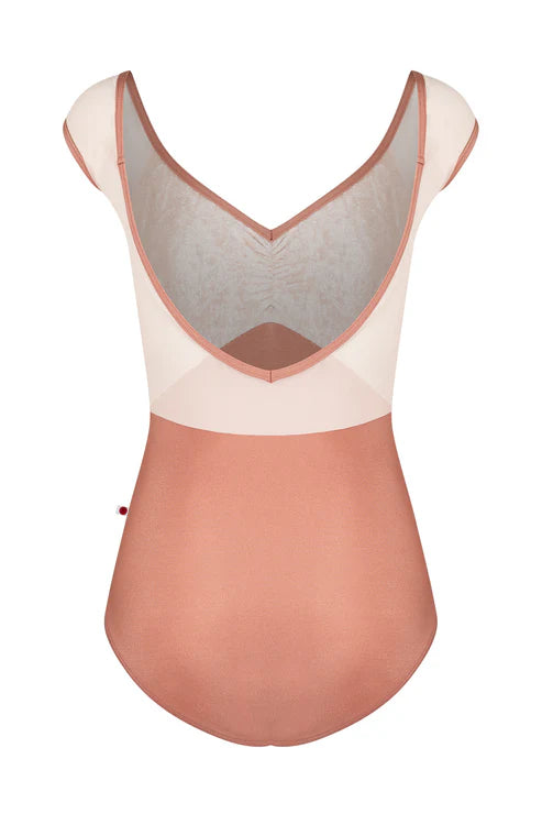 Yumiko RTW Eli Rosewood Cap Sleeve Leotard