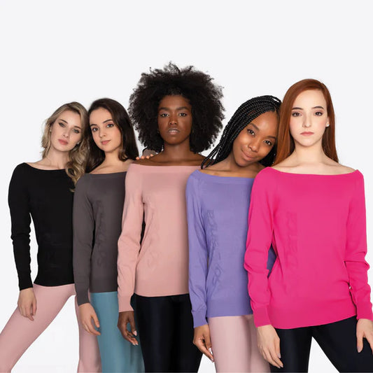 So Danca Autumn Off Shoulder Pullover