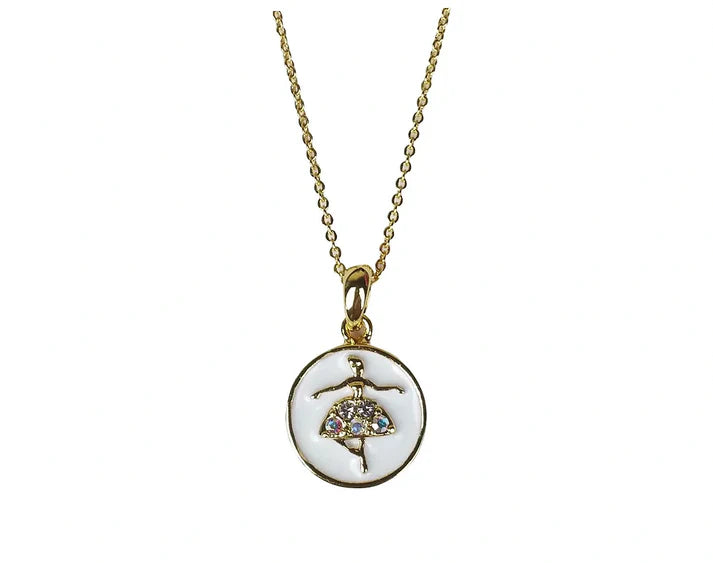 American Dance Supply Small Ballerina Necklace