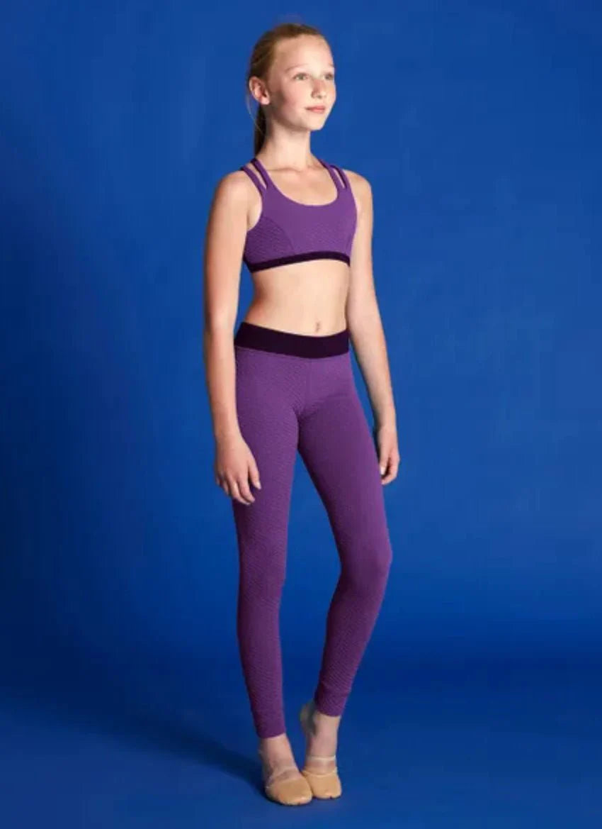 Bloch Kids Textured Crop Top Empire Dance Shop
