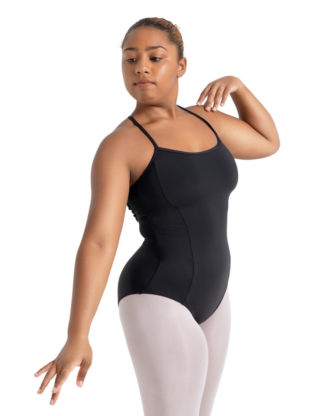 Justaucorps Danse Capezio Meryl Mesh Yoke Manches Courtes - Lycra Femme