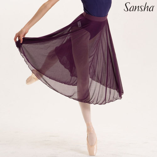Sansha Mesh Pull-On Skirt
