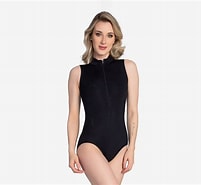 So Danca Truly Mock Neck Zip Front Leotard