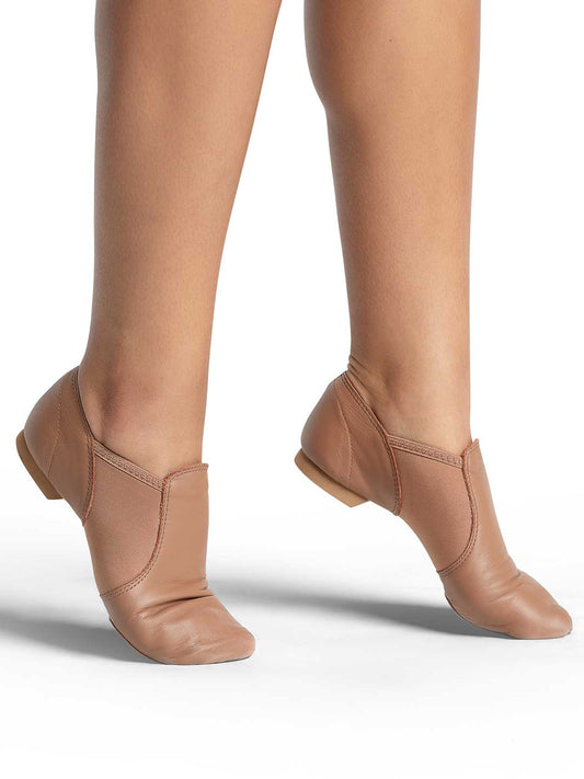 Capezio E-Series Slip-On Jazz Shoe - Caramel