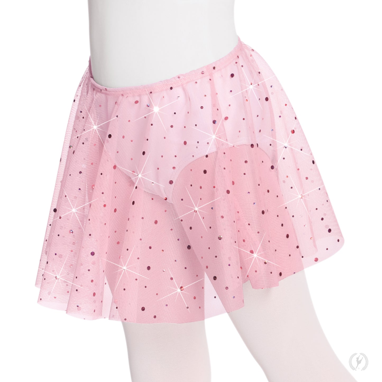 Eurotard Girls Sequin Tulle Pull-On Skirt