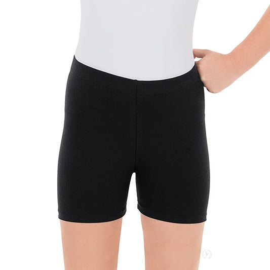 Eurotard Girls Cotton Lycra® Mid-Thigh Shorts