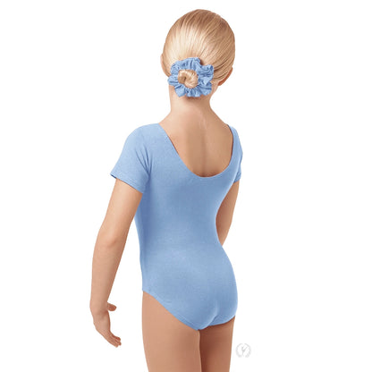 Eurotard Girls Cotton Lycra Short Sleeve Leotard