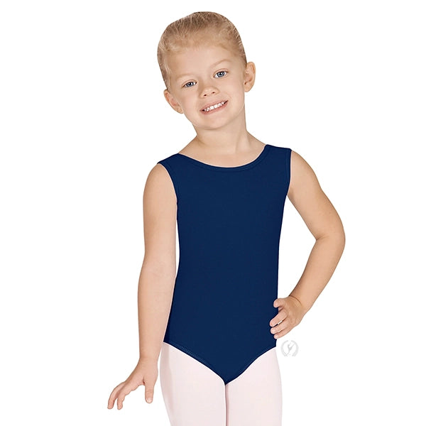 Eurotard Girls Cotton Lycra Tank Leotard