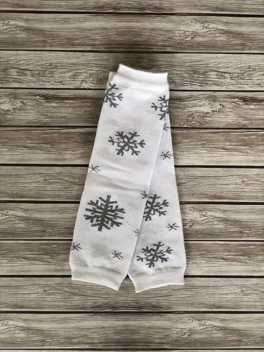 CJ Mercantile 10" Snowflake Legwarmers