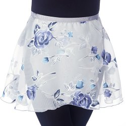 Dasha Floral Expressions Print Wrap Skirt Ladies 14''