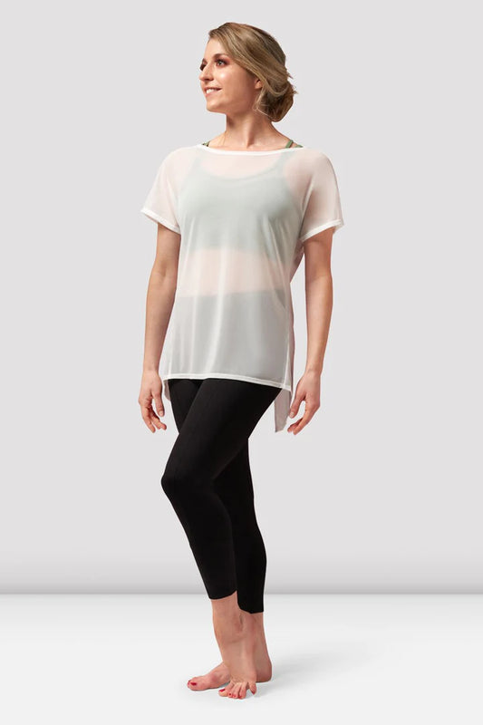 Bloch Ladies Haylee Mesh Tie Back Top