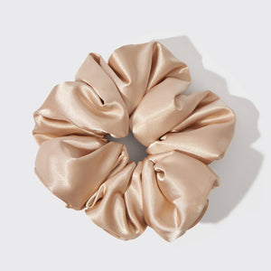 Holiday Cloud 9 Satin Pillow Scrunchie 1pc - Champagne