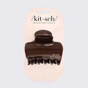 Kitsch Recycled Plastic Puffy Cloud Clip 1pc - Chocolate