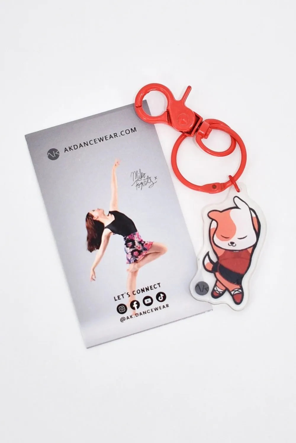 AK Dancewear Dolly in Cara Keychain
