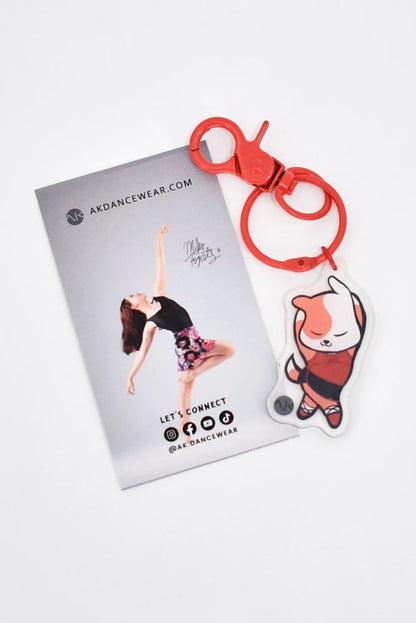 AK Dancewear Dolly in Cara Keychain