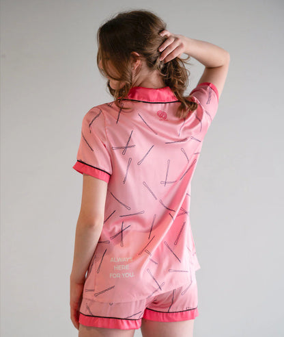 Covet Dance Always Here for You Silk Pajamas