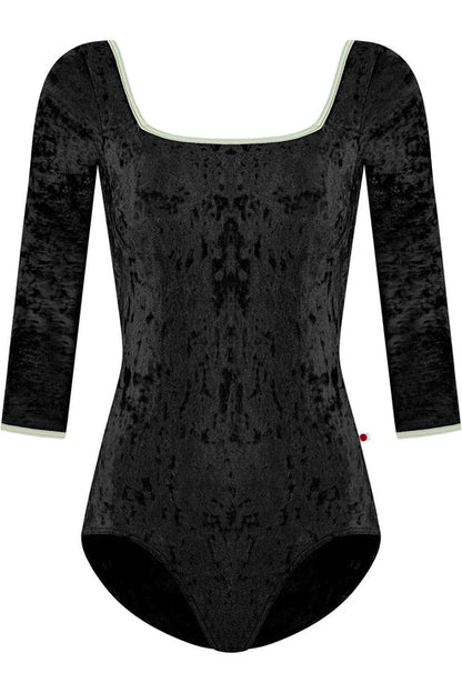 Yumiko RTW Marieke Black 3/4 Sleeve Leotard