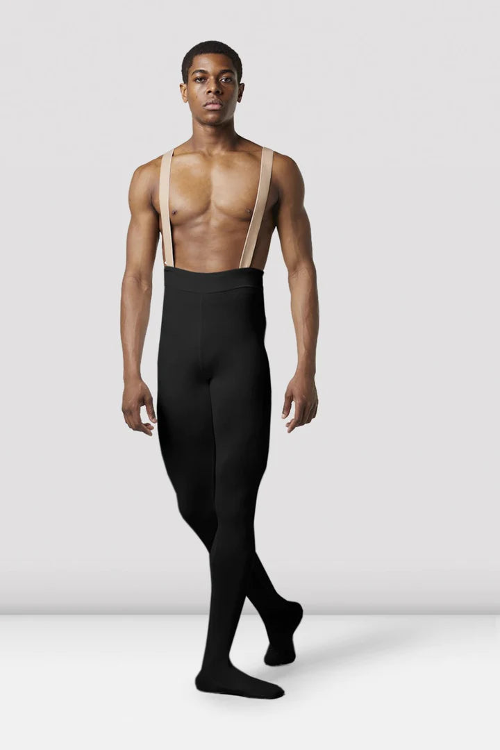 Bloch Men's Performance Footed Tights w/ Suspenders