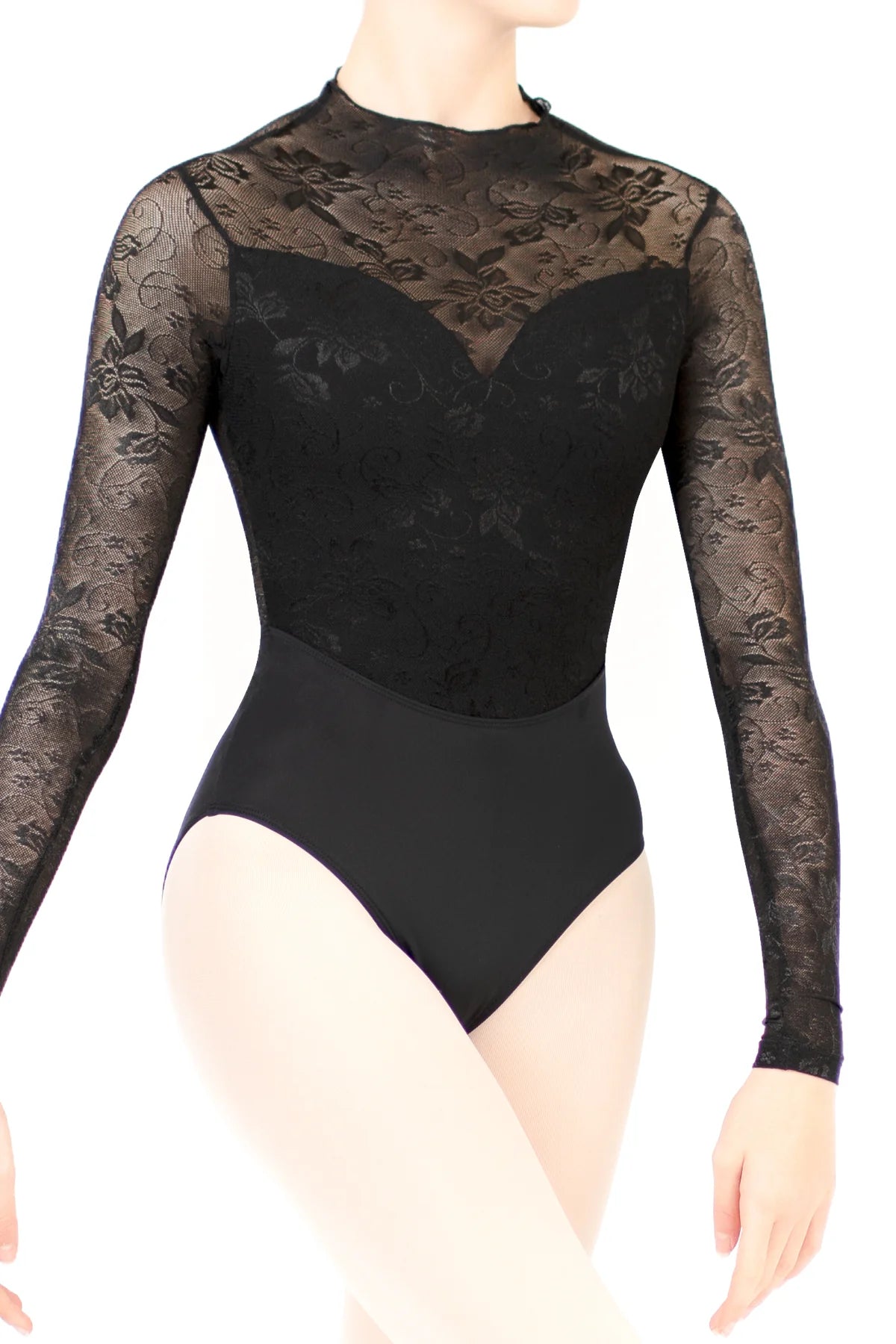 Danse de Paris Snowflake Lace Leotard