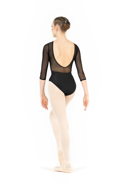 Danse de Paris Desiree Mesh Sleeve Leotard