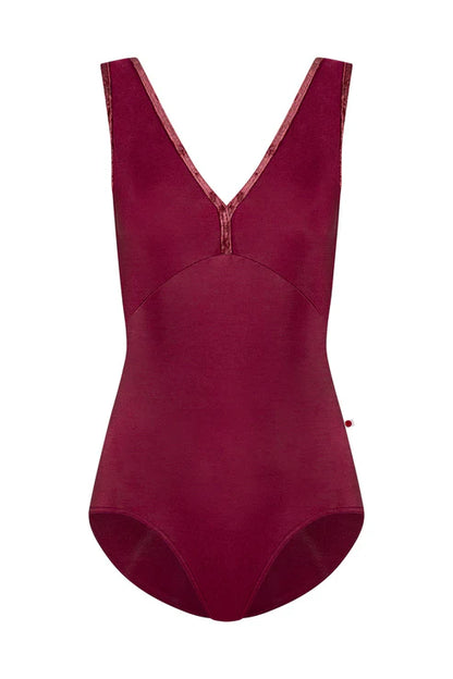 Yumiko RTW Alicia Burgundy Tank Leotard