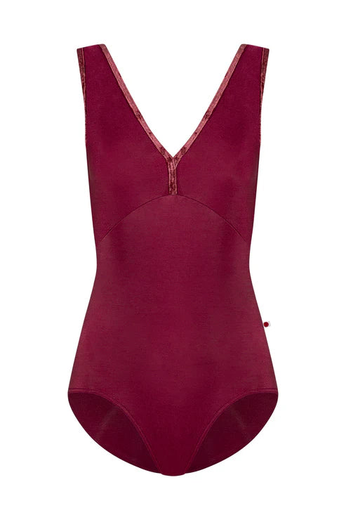 Yumiko RTW Alicia Burgundy Tank Leotard