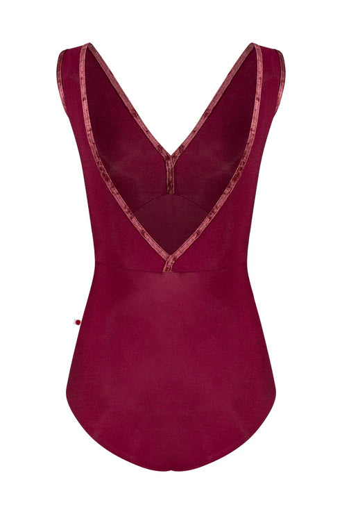 Yumiko RTW Alicia Burgundy Tank Leotard