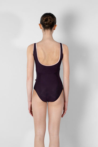 Yumiko RTW Anna Duo Eggplant Tank Leotard