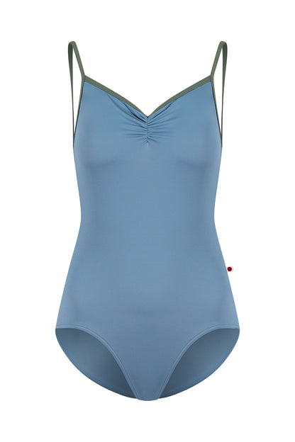 Yumiko RTW Daniela Blue Grey Camisole Leotard