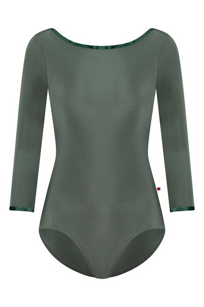 Yumiko RTW Sofiane Sage 3/4 Sleeve Leotard