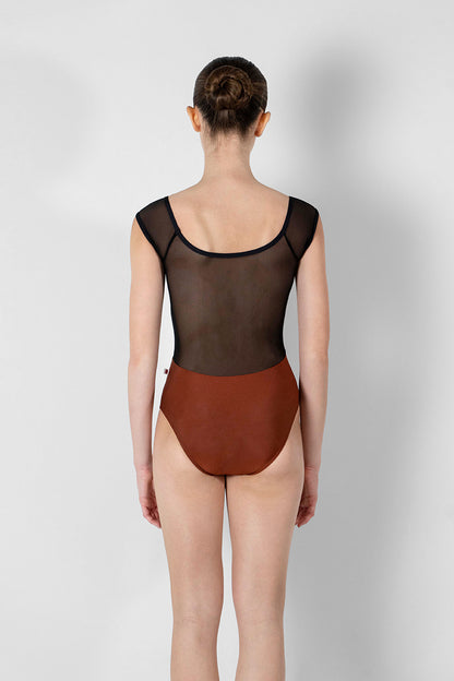 Yumiko RTW Nina Bronze Short Sleeve Leotard