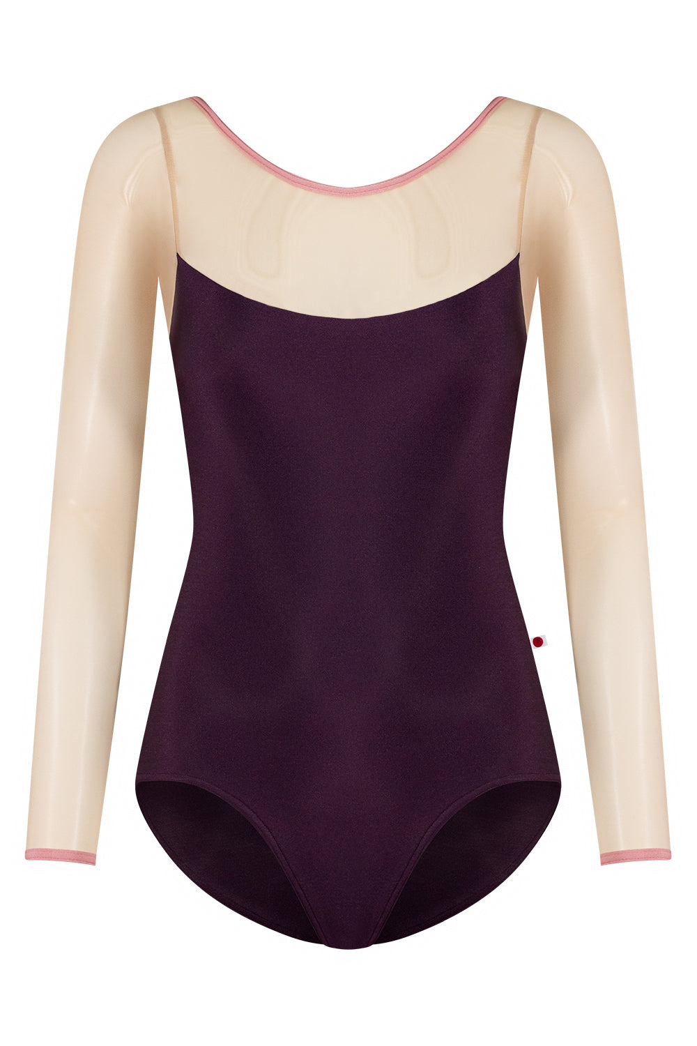 Yumiko RTW Meagan Eggplant Long Sleeve Leotard