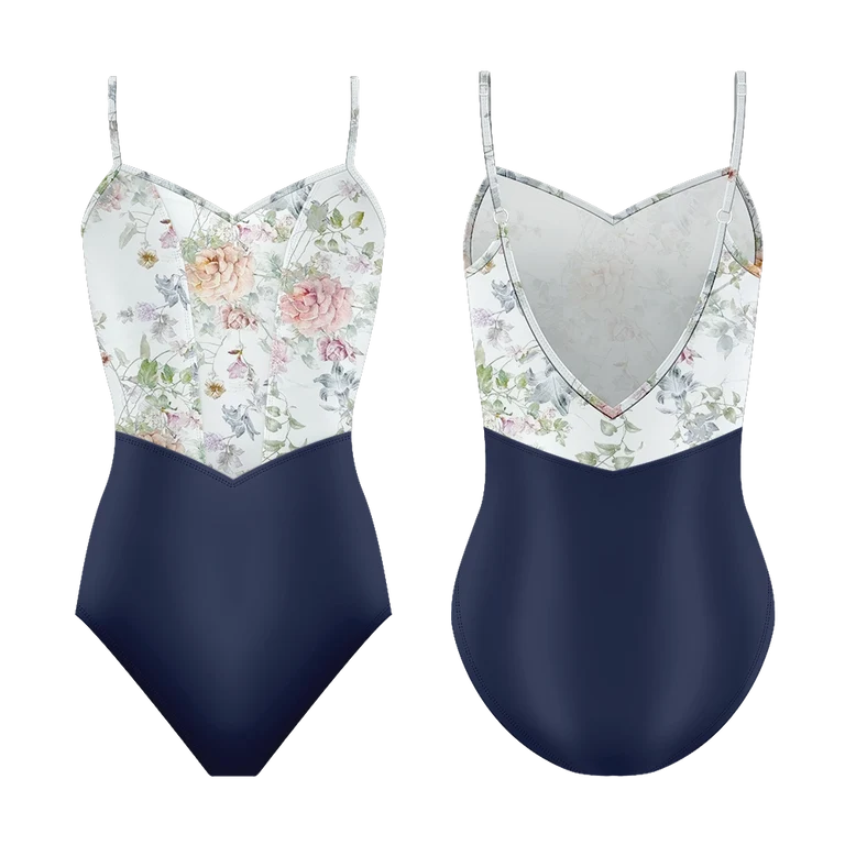 Danse de Paris Demi Jardin Camisole Leotard