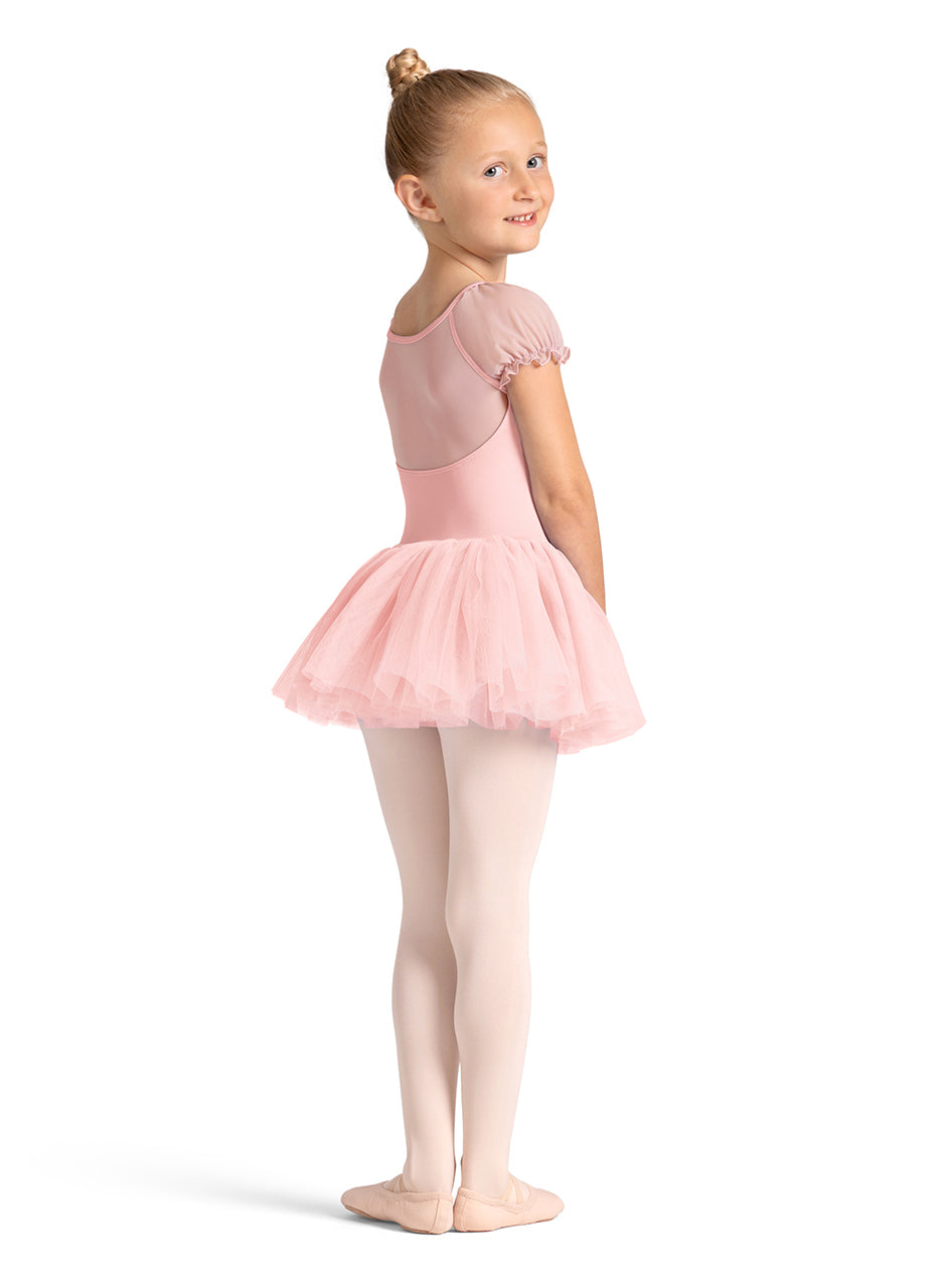 Bloch Girls Puff Sleeve Tutu Leotard
