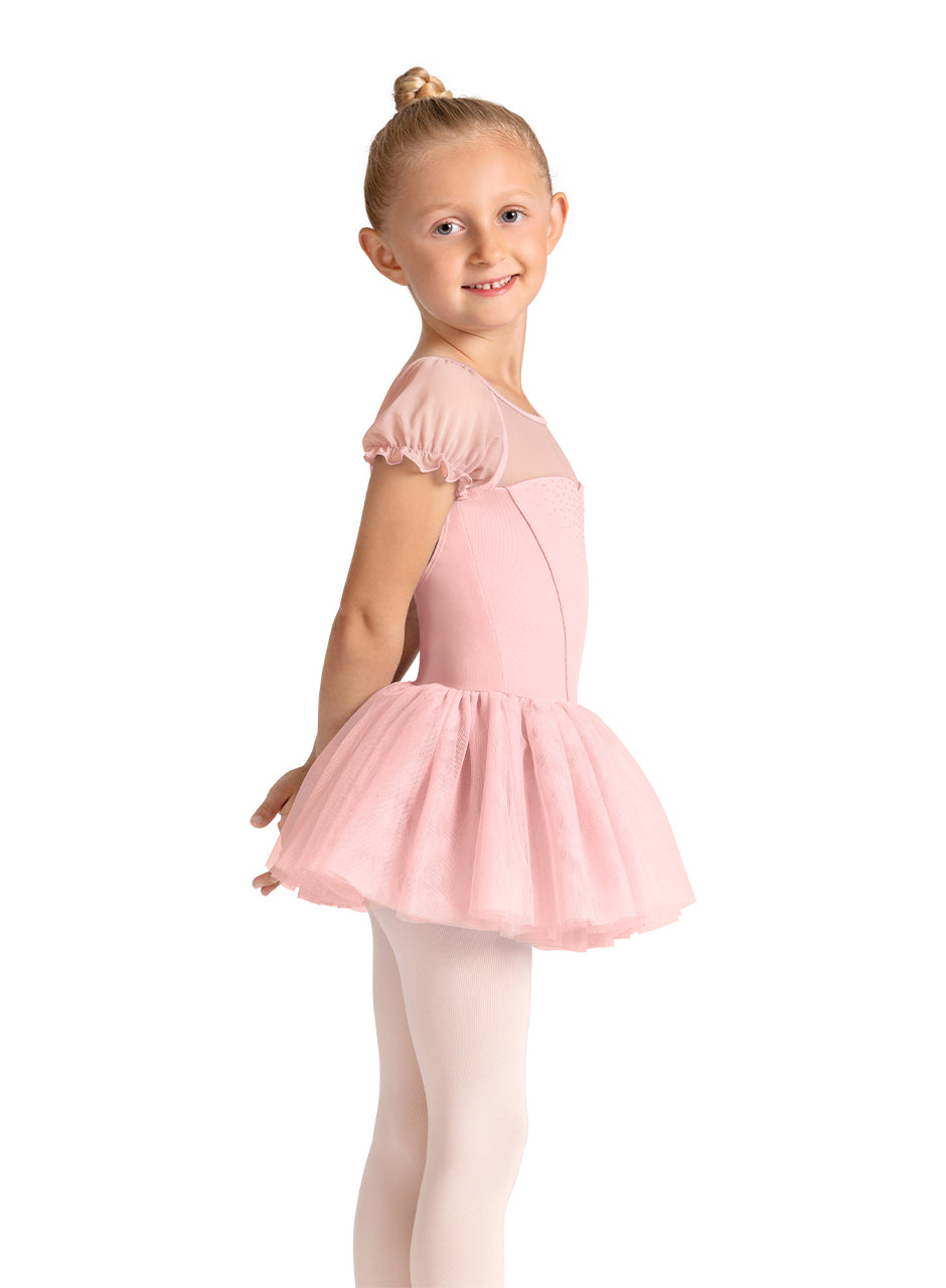 Bloch Girls Puff Sleeve Tutu Leotard
