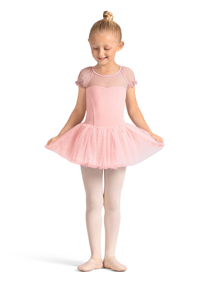 Bloch Girls Puff Sleeve Tutu Leotard