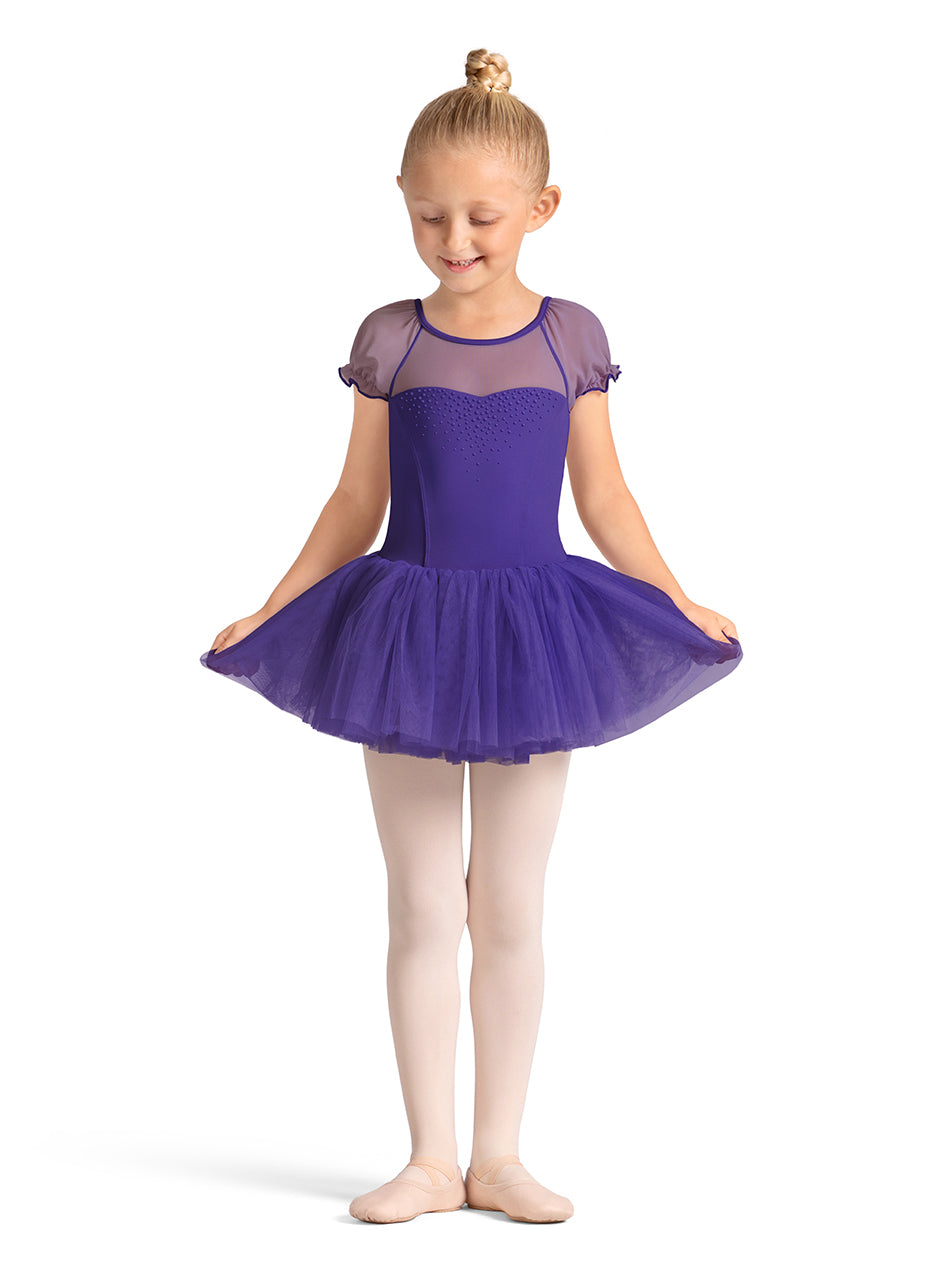 Bloch Girls Puff Sleeve Tutu Leotard