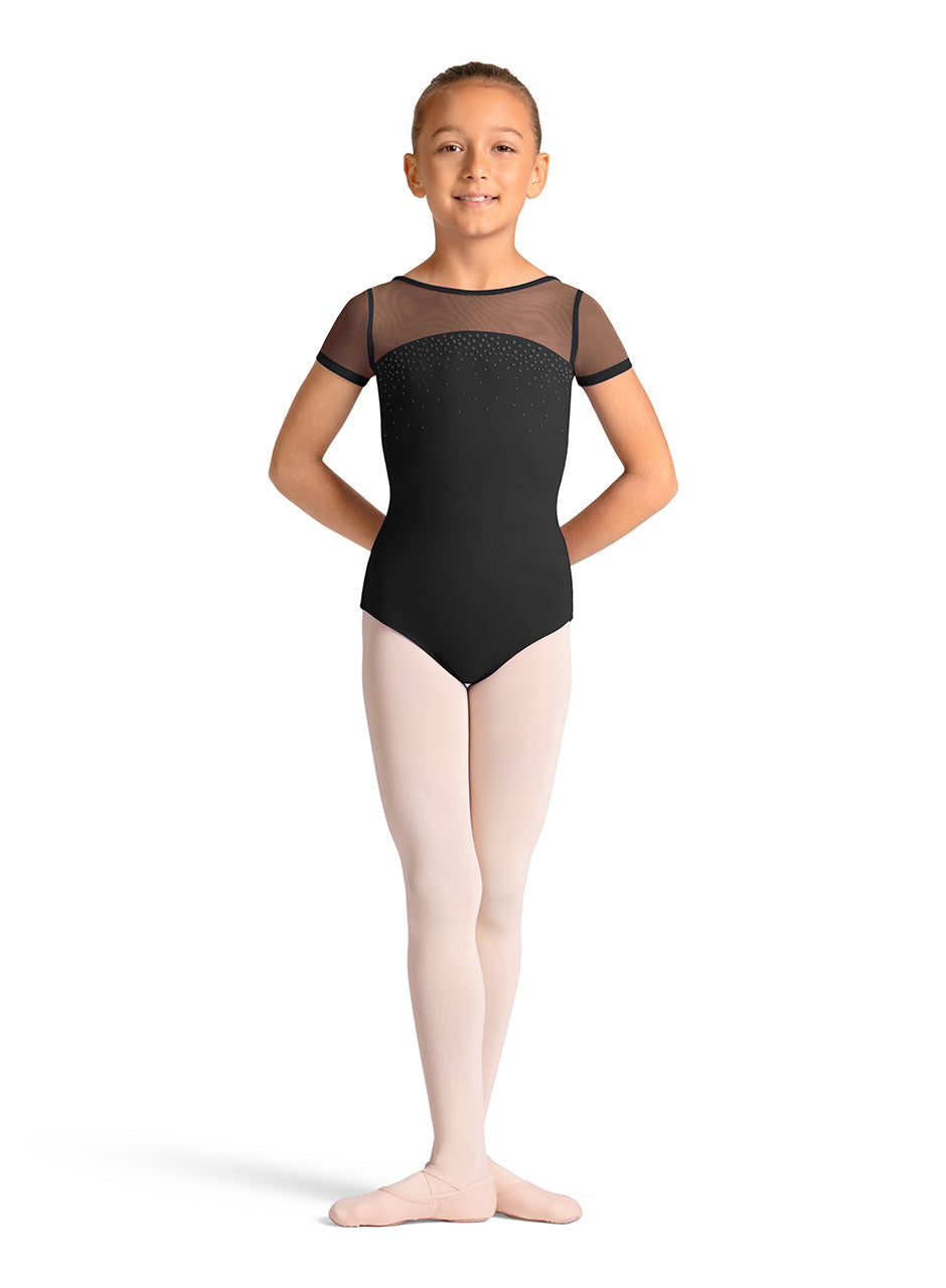 Bloch Girls Strap Back Short Sleeve Leotard