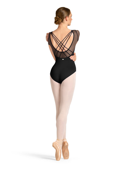 Bloch Ladies Strap Back Short Sleeve Leotard