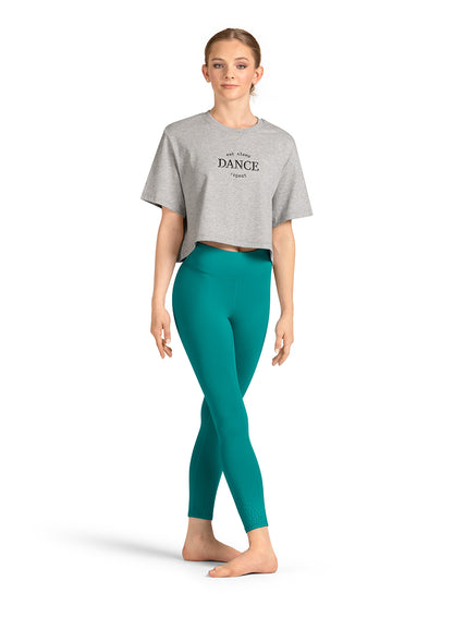 Bloch Ladies Crop Print T-Shirt