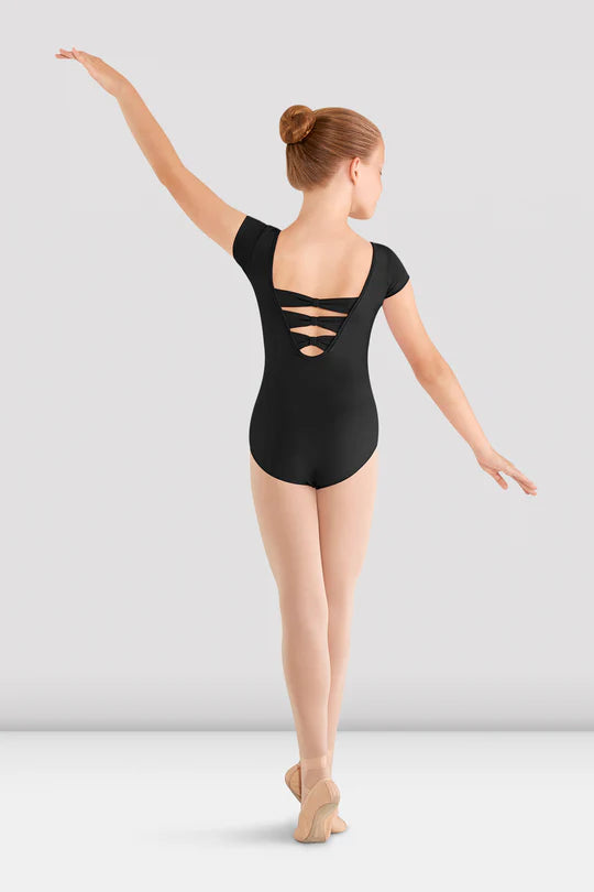 Bloch Girls Mirella Bow Cap Sleeve Leotard