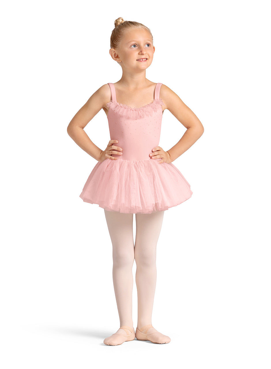Bloch Girls Frill Neck Tutu Leotard