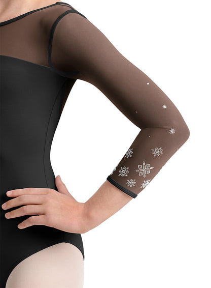 Bloch Girls Mirella 3/4 Sleeve Kaleidoscope Leotard